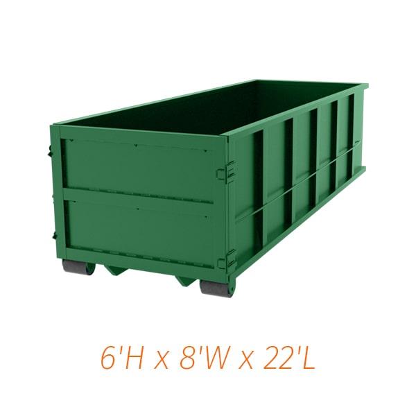 generally, we are able to deliver a thirty yard dumpster within 24-48 hours